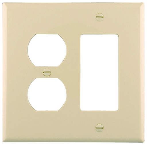 [3347283] WALLPLATE DPLX/DECO LT ALM 2G 