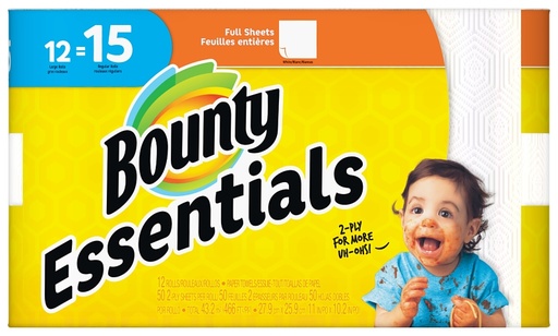 [4321436] BOUNTY BASIC 12 LARGE ROLL    