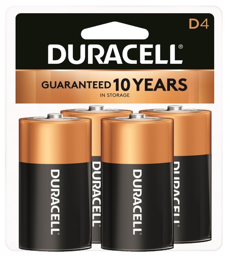 [1374081] BATTERY ALKALINE CU TOP CD-4D 