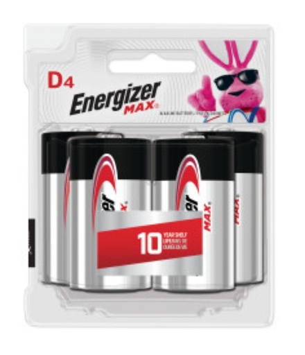 [1399856] BATTERY ALK 20500MAH 4PK D    