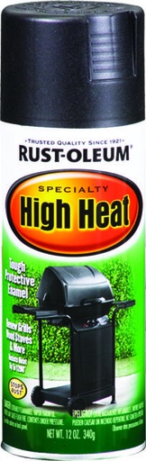[2557064] PAINT SPRAY HI HEAT BLACK 12OZ