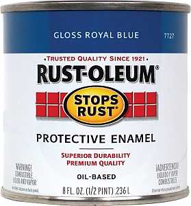 [7559404] PAINT RUST OBS ROYL BLU 1/2PT 
