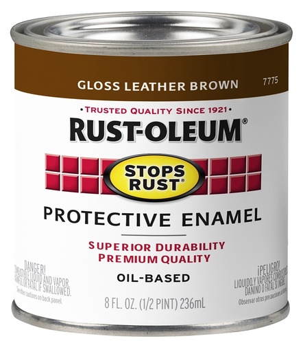 [7561301] PAINT RST OBS LTHR BROWN 1/2PT
