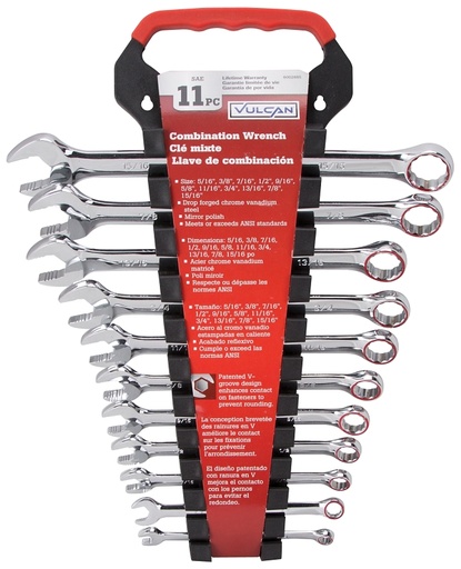 [6002885] WRENCH COMBO SET 11PC SAE STL 