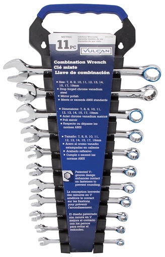 [6002992] WRENCH COMBO SET 11PC METRIC  