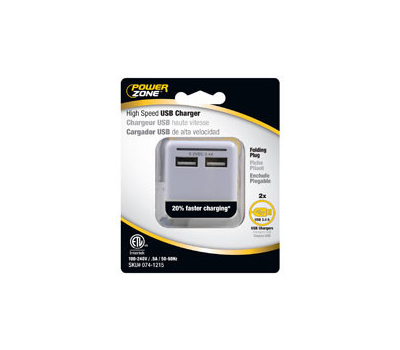[0741215] CHARGER USB 2-PORT3.4A W/LIGHT