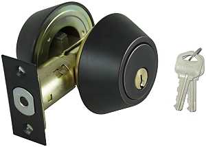 [7001134] DEADBOLT DBL CYL 6-WAY BRONZE 
