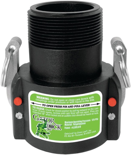[1942309] COUPLER CAM LOCK F 2IN THREAD 