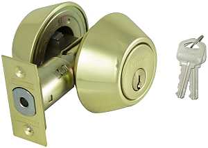 [7001092] DEADBOLT DOUBLE CYL 6-WAY PB  