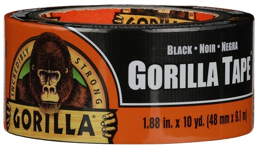 [5121686] TAPE GORILLA BLACK 10 YARDS   