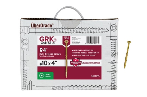 [5378013] SCREW M/P FRAME/DECK 10X4IN   