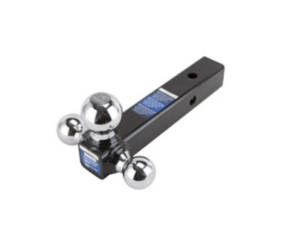 [1823921] TRI-BALL HITCH BLCK/CHRM 8IN L