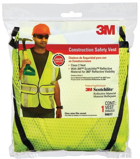 [4310009] VEST SAFETY CLASS 2 HI-VIZ YEL