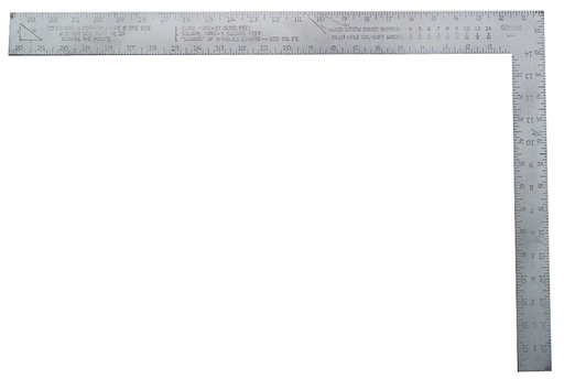 [6481287] SQUARE CARPENTER ALUM 24X2IN  