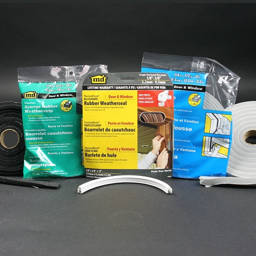 [1355387] WEATHERSTRIP TAPE 3/8X18FT BRN