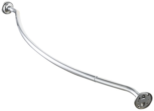 [213108] SHOWER ROD CURVED CHRM 52-72IN