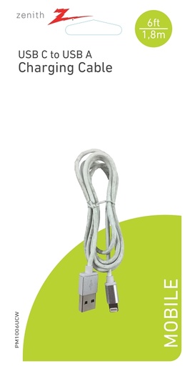 [7231111] USC C-USB A 6FT WHITE         