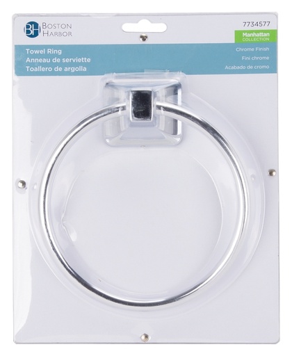 [7734577] TOWEL RING CHROME             