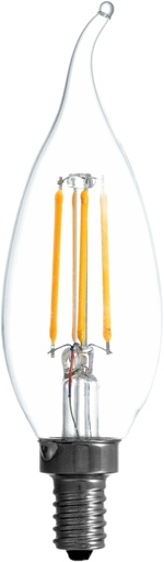 [1227651] BULB LED B10/C CLEAR SFTWHT 5W