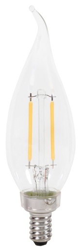 [1227552] BULB LED B10/C CLR SFTWHT 2.5W