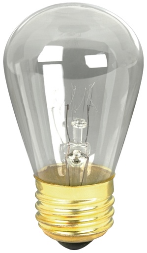 [3445566] BULB INCANDST S14 11W 130V 4PK