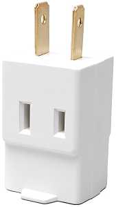 [4560017] WHT 3OUTLET 2WIRE CUBE TAP    