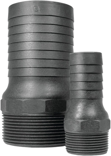 [1942242] POLY NIPPLE 1.25" BARB        