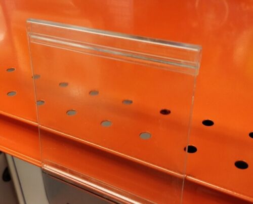 [9890229] 3" POP CARD HOLDER CLEAR LRG  