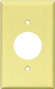 [4248126] WALL PLATE SINGLE 1GANG IVORY 