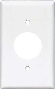 [6326250] WALLPLT 1G 1RD STD WHT 1.406IN