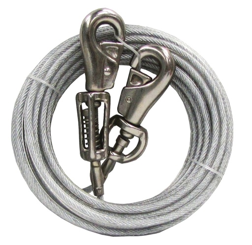 [1867720] TIE OUT DOG XLARGE 20FT PDQ   