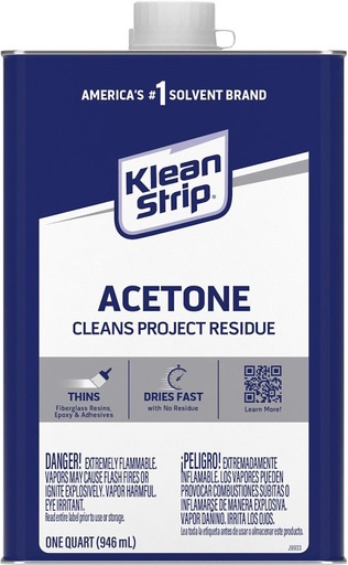 [8976995] THINNER ACETONE QUART         