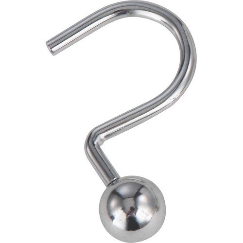 [372854] HOOK CURTAIN BALL CHROME      