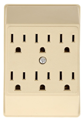 [4969937] TAP DUPLEX TO 6OUTLET GND IV  