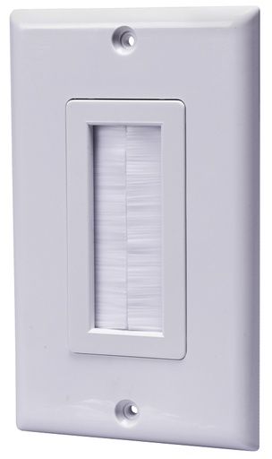 [7231160] WALLPLATE PASS-THRU V BRUSH   