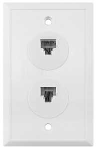 [7231202] WALLPLATE 2-JACK CAT5/6       