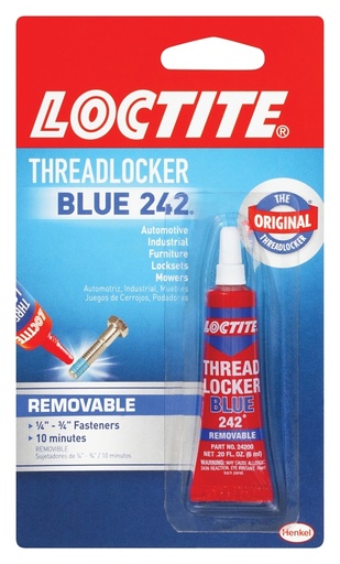 [7389034] THREADLOCKER NUT&BLT BLU 0.2OZ
