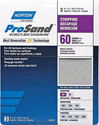 [3306669] SANDPAPER ALU OXD 60GRT 9X11IN