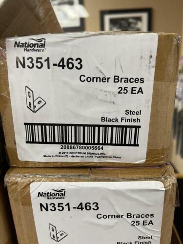 [0103796] BRACE CORNER 3.1X1.5X1/8 BLK  