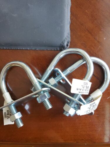 [1288448] BOLT U W/NUT 5/16X1.75X4.25 ZN