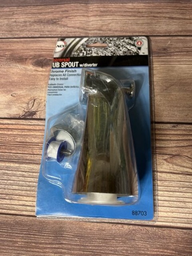 [567768] BATHTUB SPOUT-UNIV DIVERTER CH