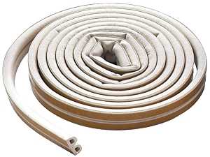 [3168077] WEATHERSTRIP EPDM ADH17FT WHT 