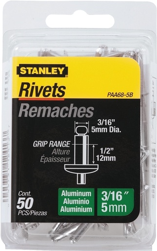 [376384] RIVET 3/16X1/2IN ALUMINUM     