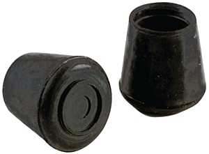 [6816821] TIP LEG FURN 1-1/8IN BLK RUBB 