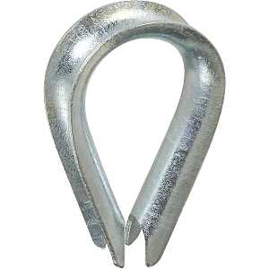 [7181563] THIMBLE WIRE CBL ZN PLT 3/8IN 