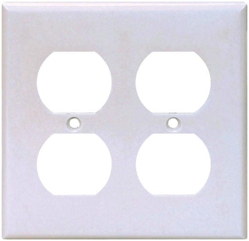 [6870422] WALL PLATE 2GNG DPLX RECPT WHT