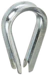 [7158769] THIMBLE WIRE CBL ZN PLT 1/4IN 