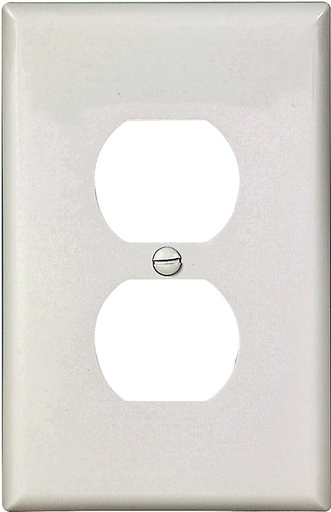 [6905285] WALL PLATE 1GNG DPLX RECPT WHT