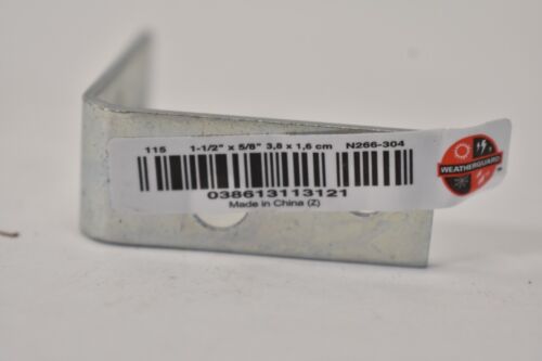 [904219] BRACE CORNER STL 1.5X5/8IN ZNC