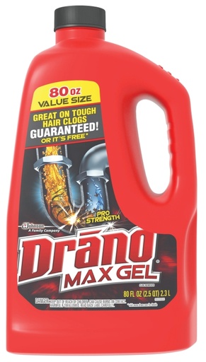 [1480987] DRAIN CLEANER GEL 80OZ        